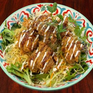 Karaage Chicken Salad Rice Bowl