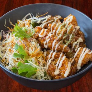 Soy & Sweet Chicken Salad Rice Bowl