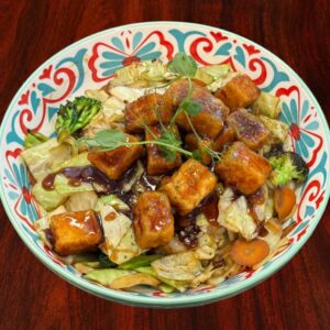 Teriyaki Tofu Don Rice Bowl (Vegetarian)