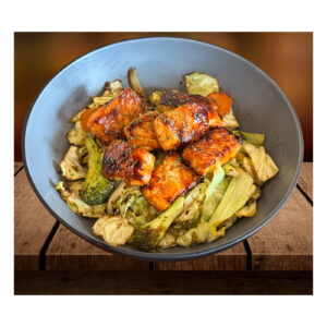 Teriyaki Salmon Don Rice Bowl